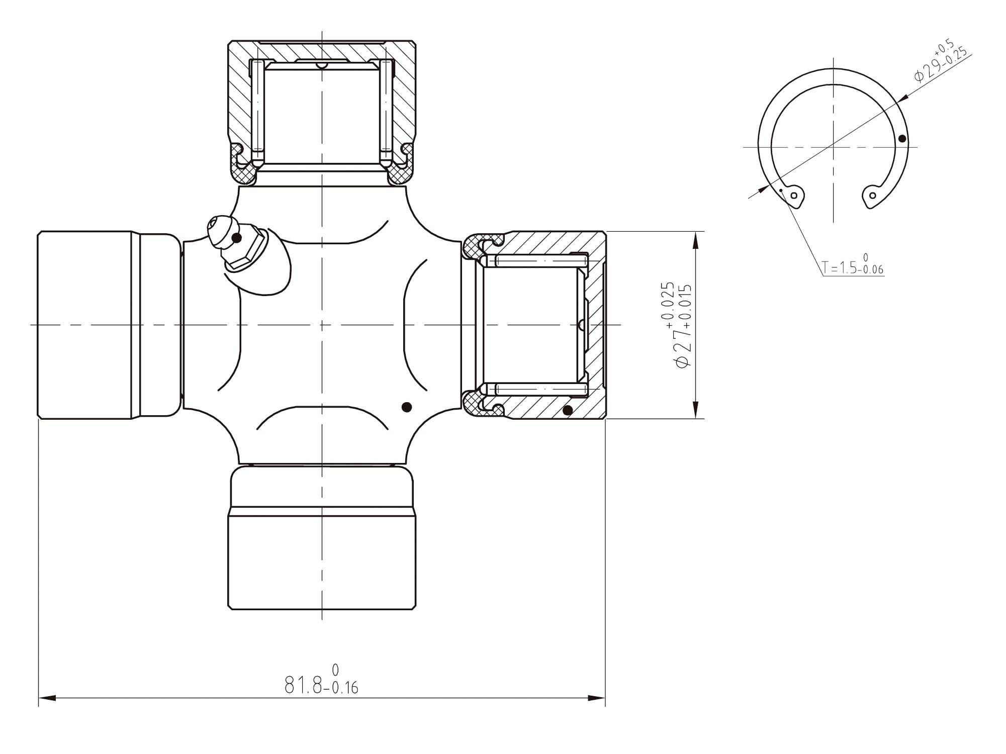 CRUCETA (GUN-47) NISSAN PICK-UP