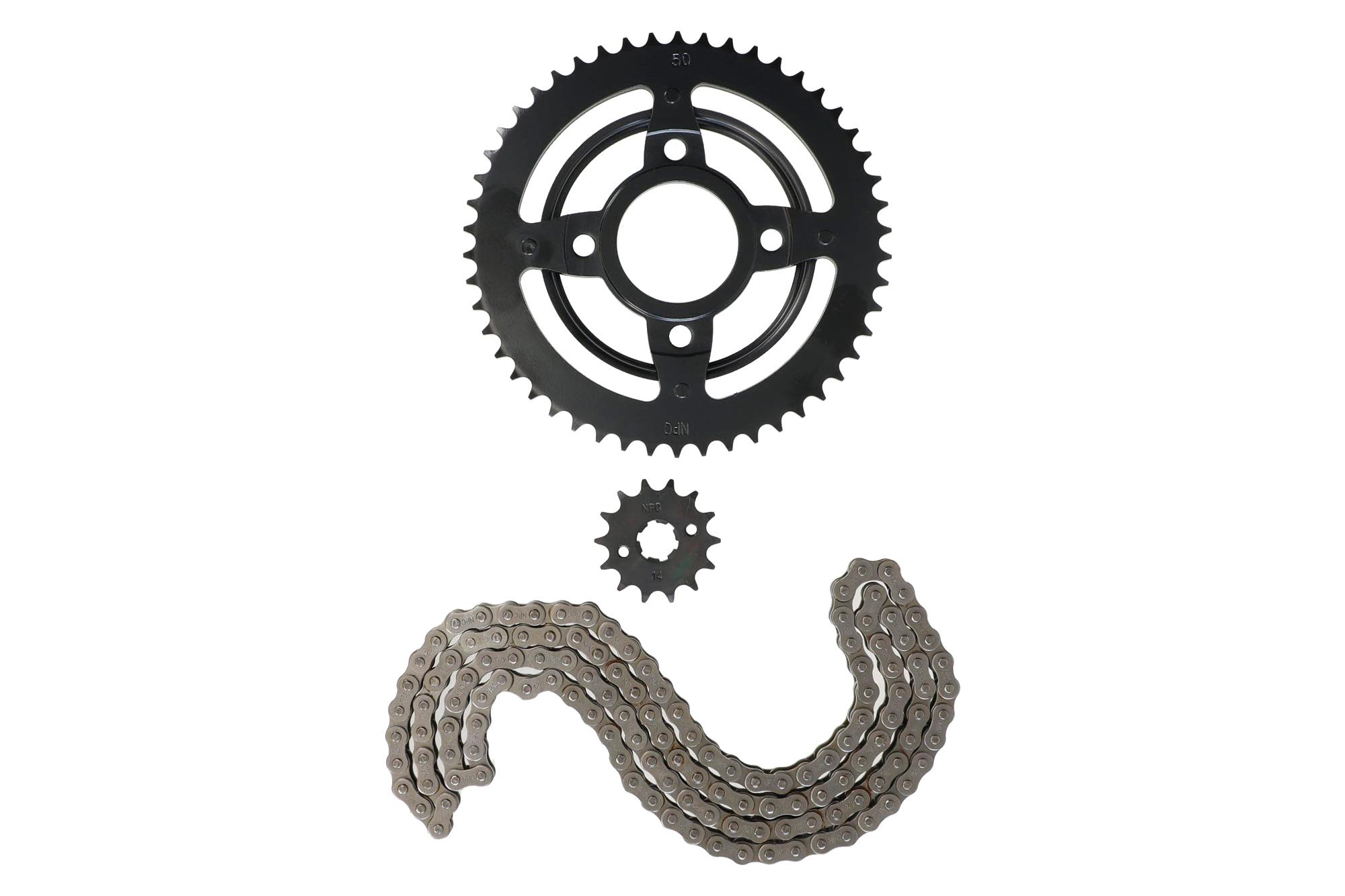 KIT DE SPROCKET DAKAR 200 HONDA XL185 JIALING 125 REFORZADA