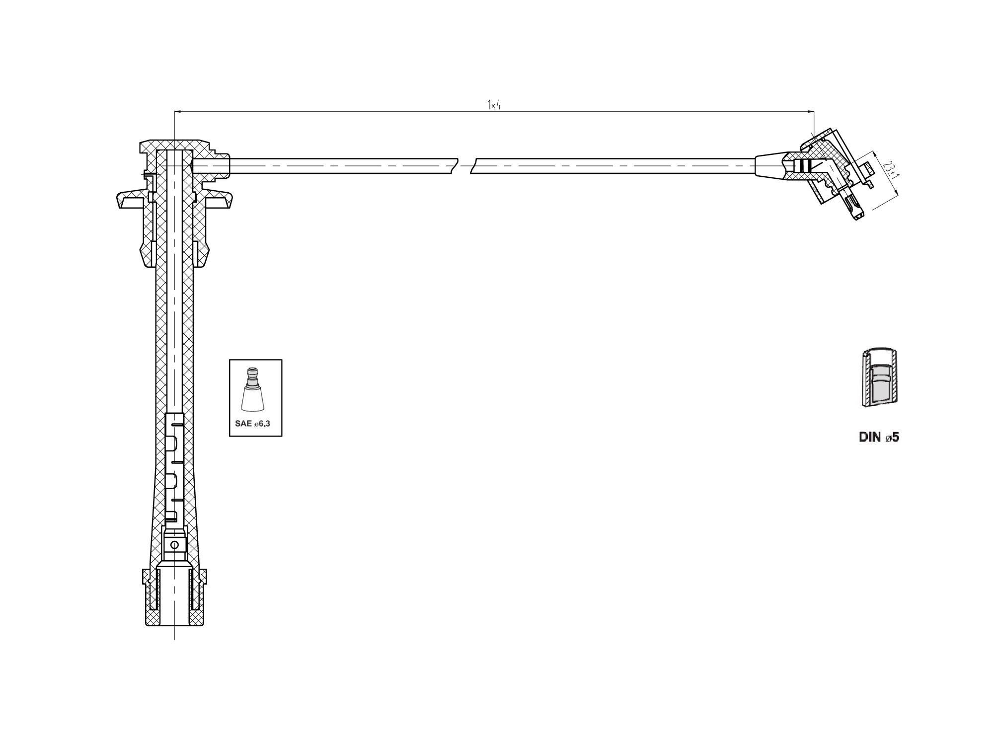CABLE BUJIA TOYOTA HILUX/4RUNNER 3RZ