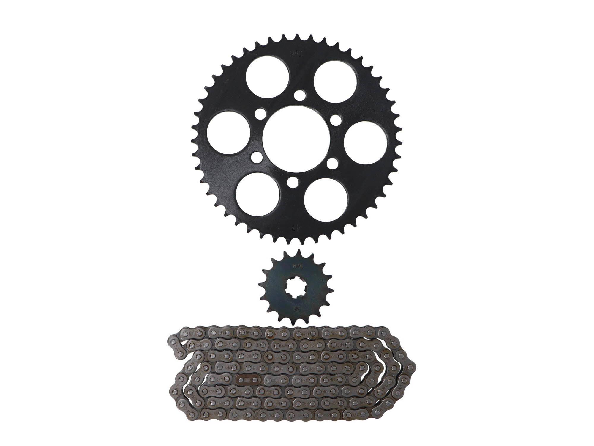 KIT DE SPROCKET YAMAHA DT125K 6 HUECOS (R)
