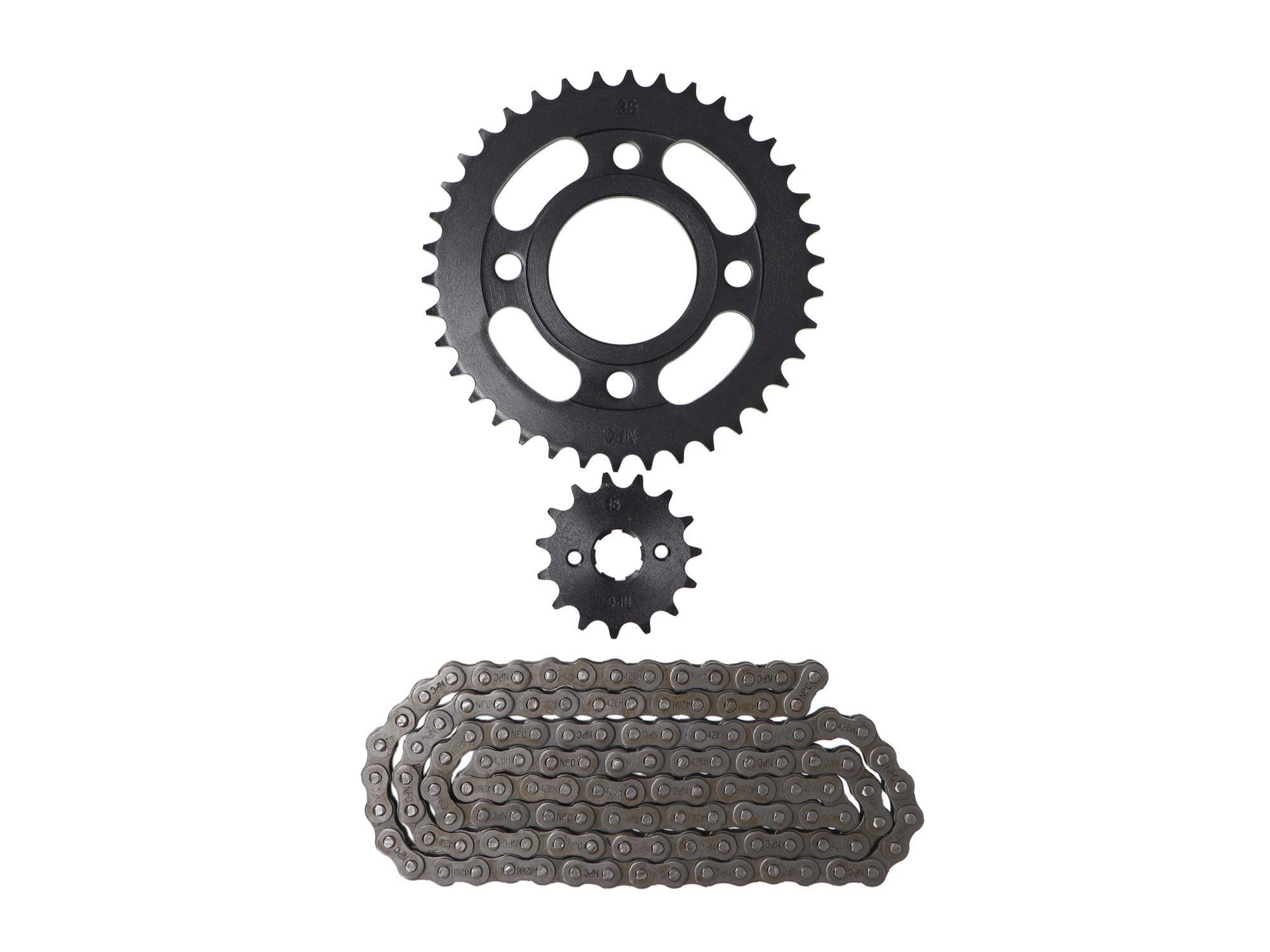 KIT DE SPROCKET AKT AK125/CG S (R)