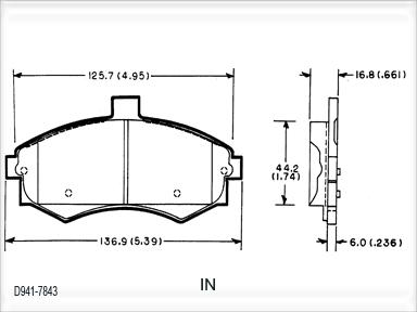 PASTILLAS DELANTERA HYUNDAI ELANTRA XD 01/05 MATRIX 01/