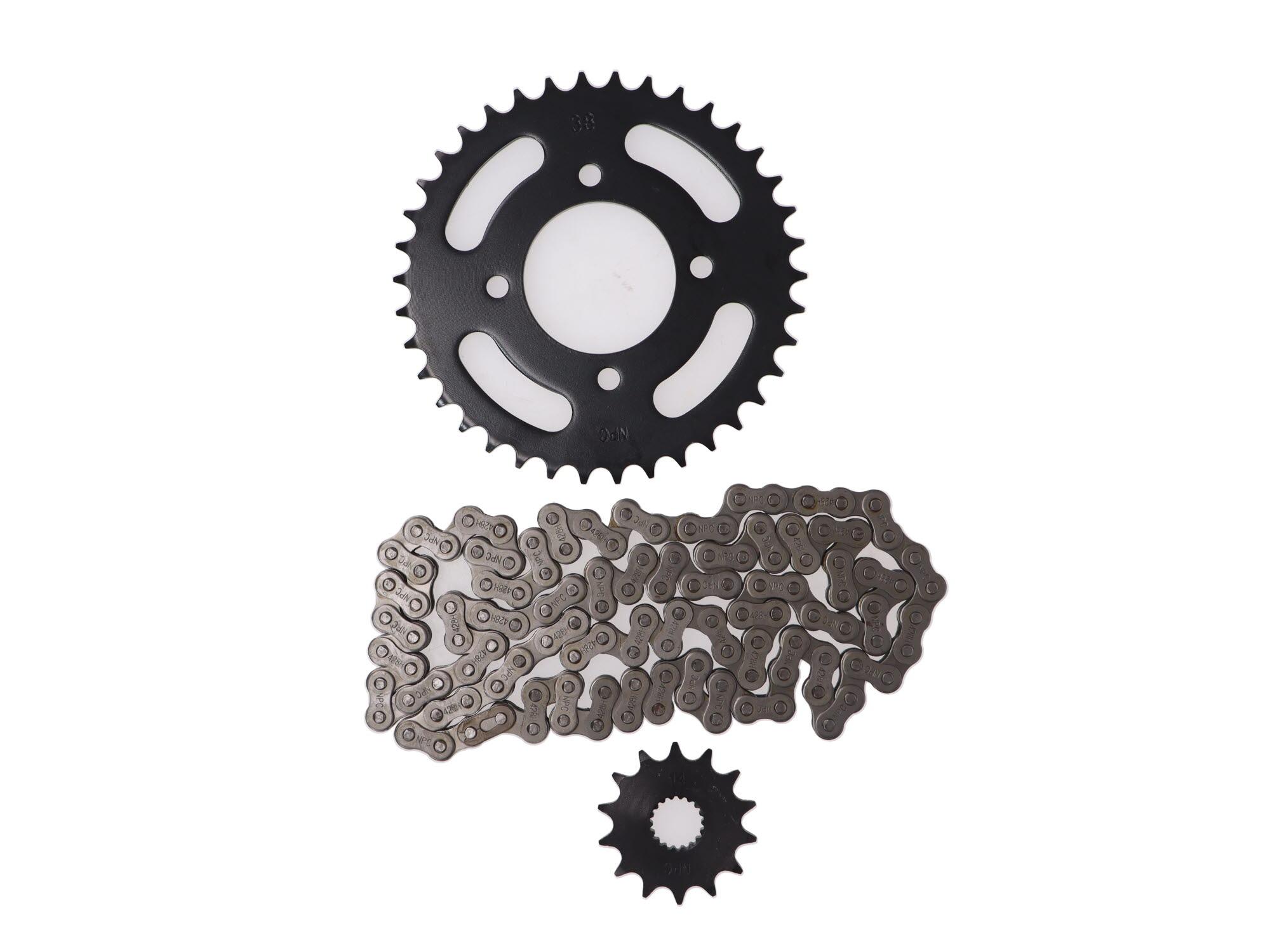 KIT SPROCKET SUZUKI GN125H (14T-38T)(R)