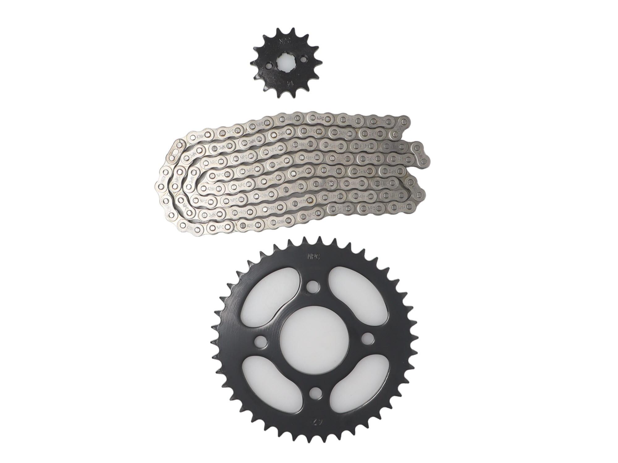 KIT SPROCKET CB1 (42T-14T)/GLAMOUR/IGNITOR125