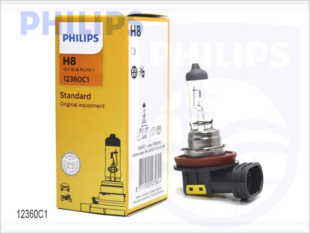BOMBILLO H8 FARO DELANTERO AUTO STD