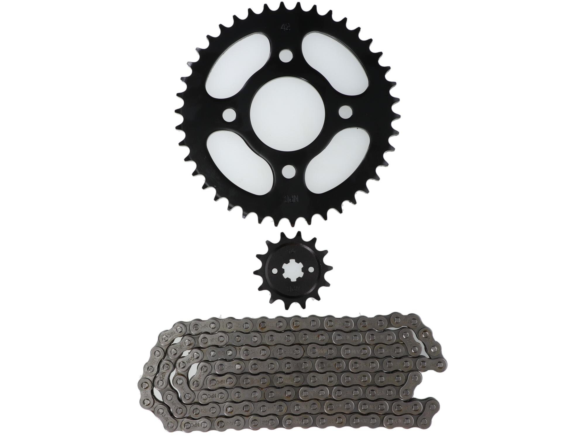KIT SPROCKET BAJAJ BOXER BM150 /DISCO 125(4H