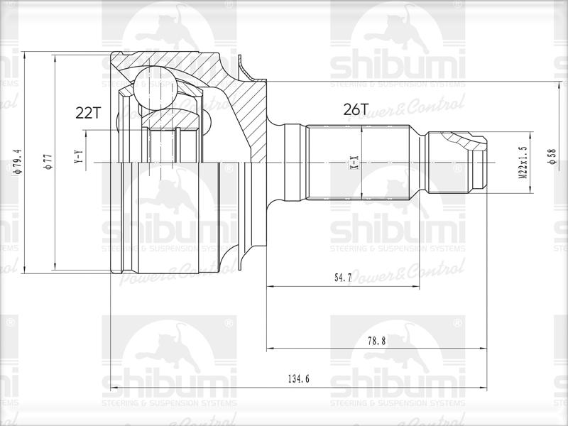 PUNTA EJE HONDA CIVIC 04-11