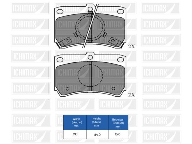 PAST FNO TOY CORAXI/YARIS 99/05 PRIUS/BYD F3