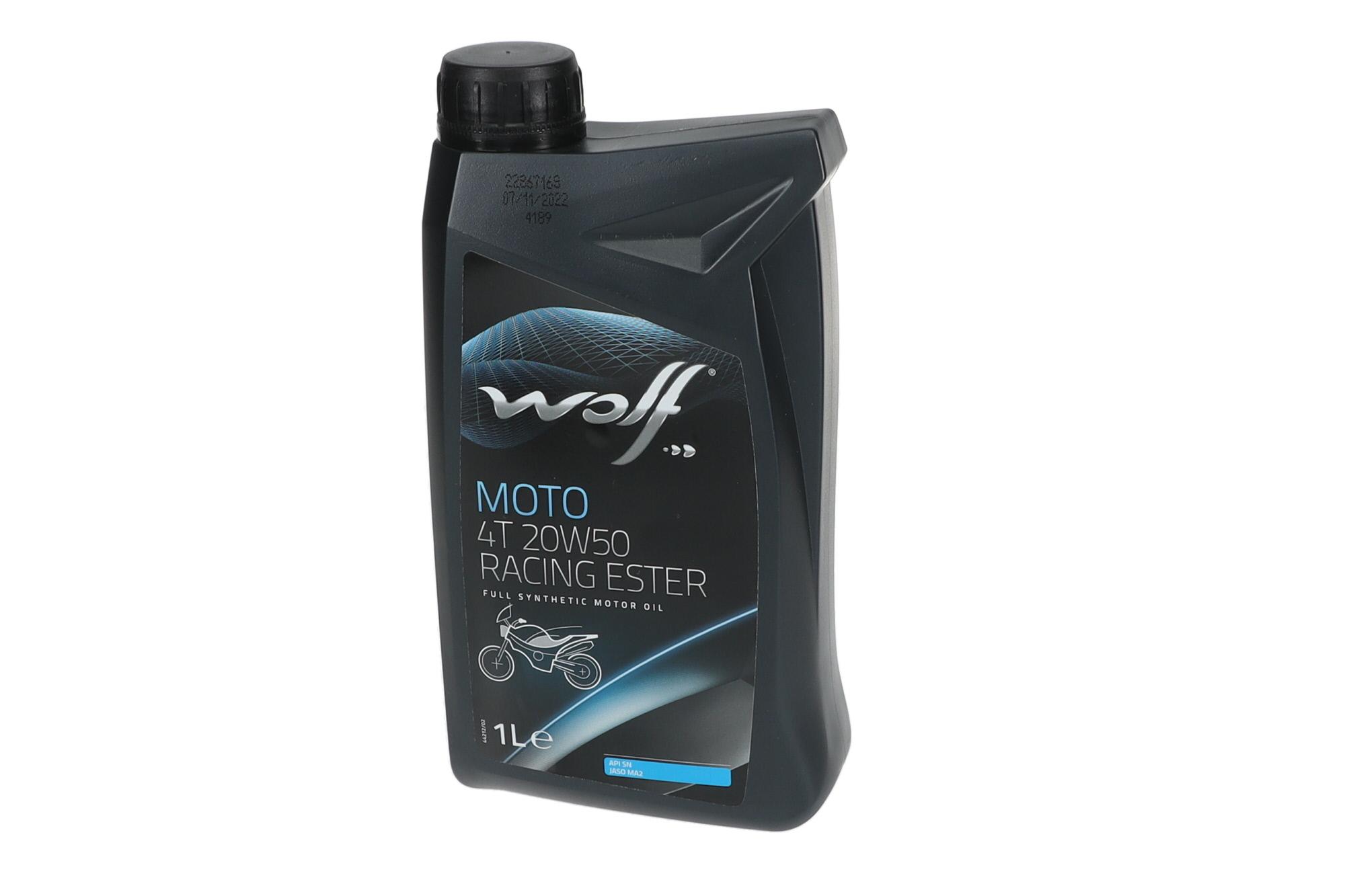 ACEITE MOTO 4T 20W50 ESTER 1L SINTETICO