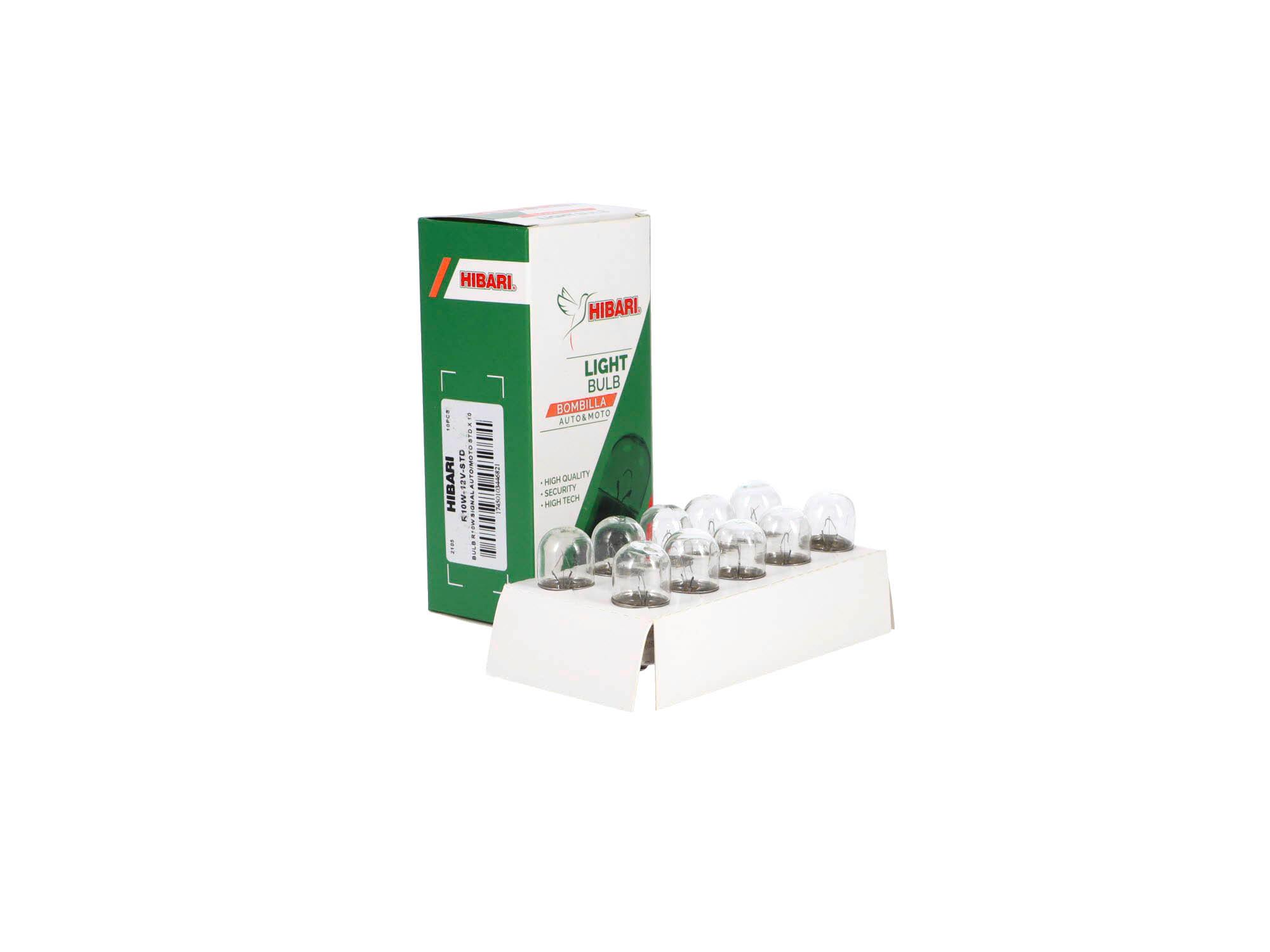 BOMBILLO R10W SENAL AUTO/MOTO STD X 10 / DESCONTINUADO