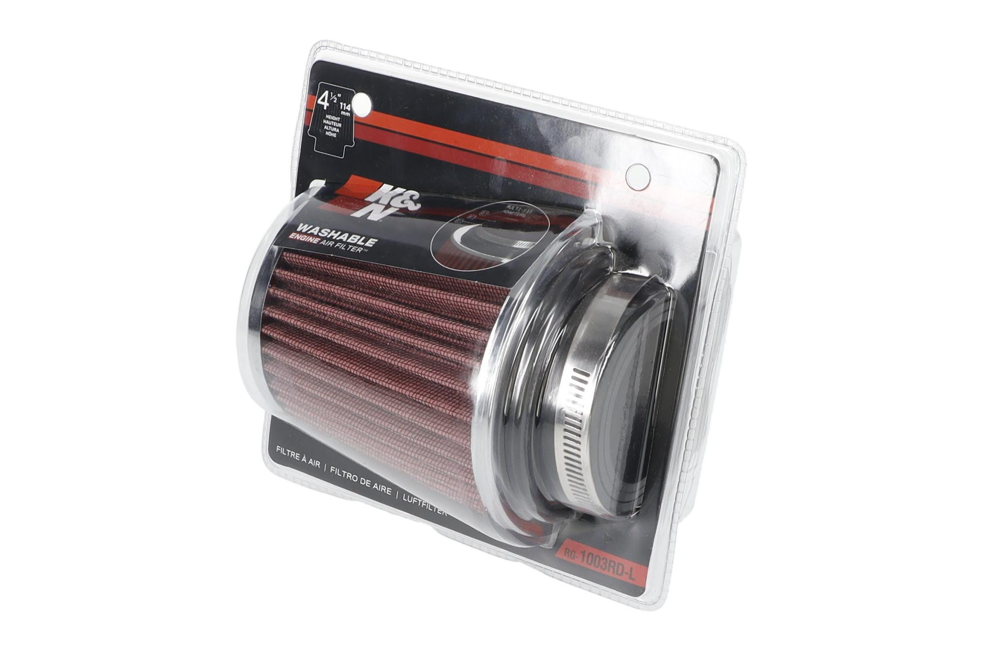 FILTRO AIRE UNIVERSAL CROMADO TIPO HONGO ADAPTABLE A 2.25" , 2.5", 4"