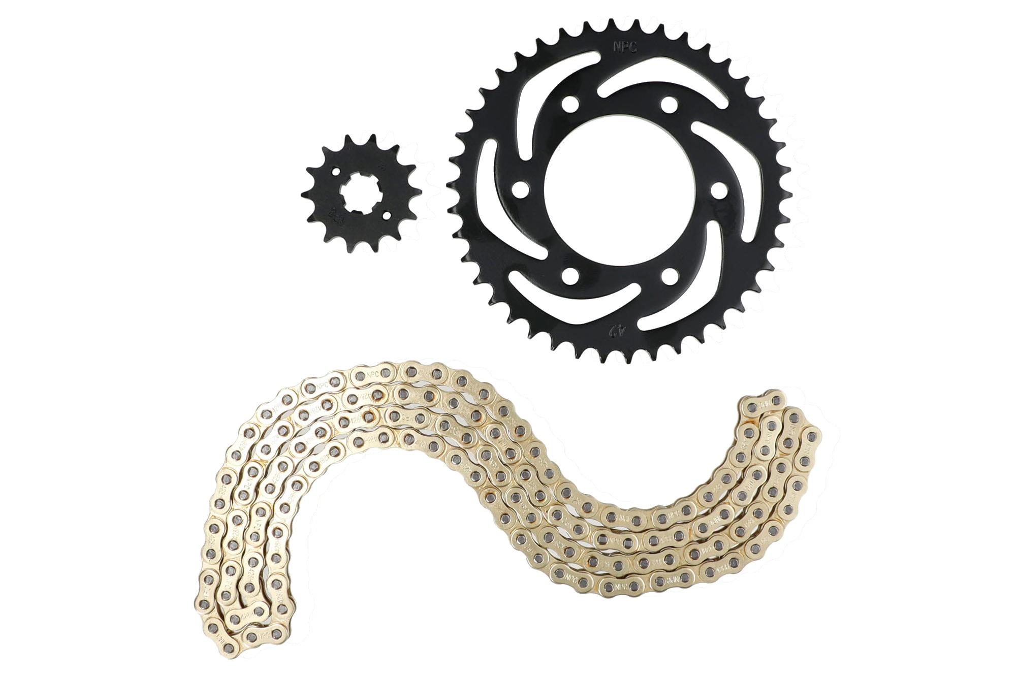 KIT ARRASTRE YAMAHA SZ-R 160 (DORADO) (R)