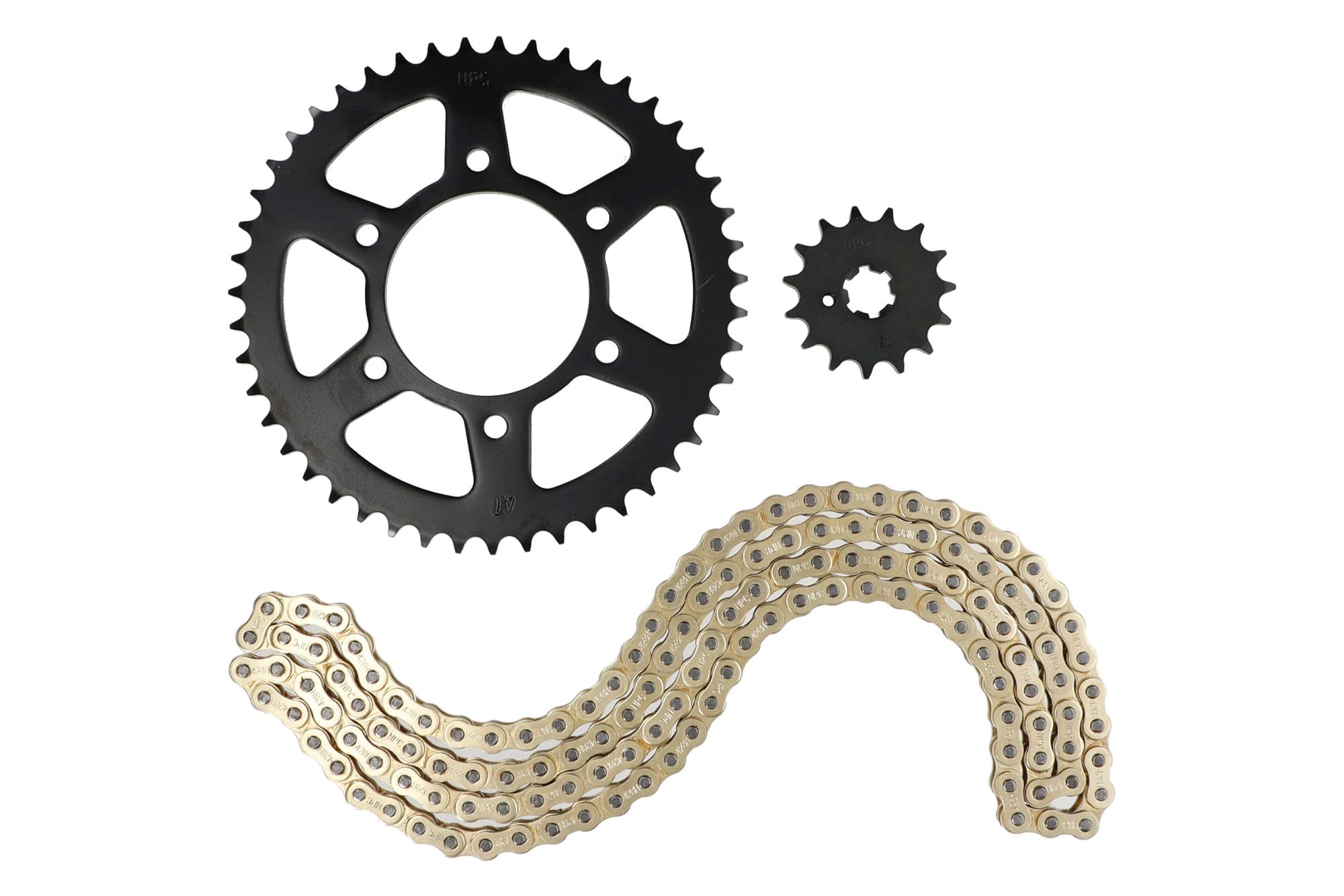 KIT ARRASTRE YAMAHA YZF R15 V2 (DORADO) (R)