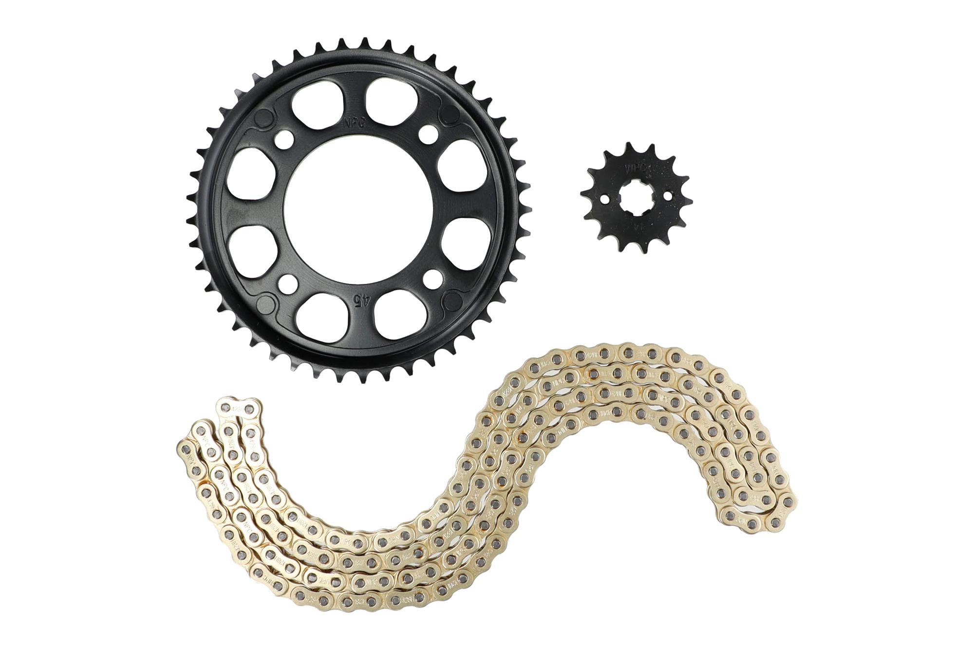 KIT ARRASTRE HONDA CB 190R (DORADO) (R)
