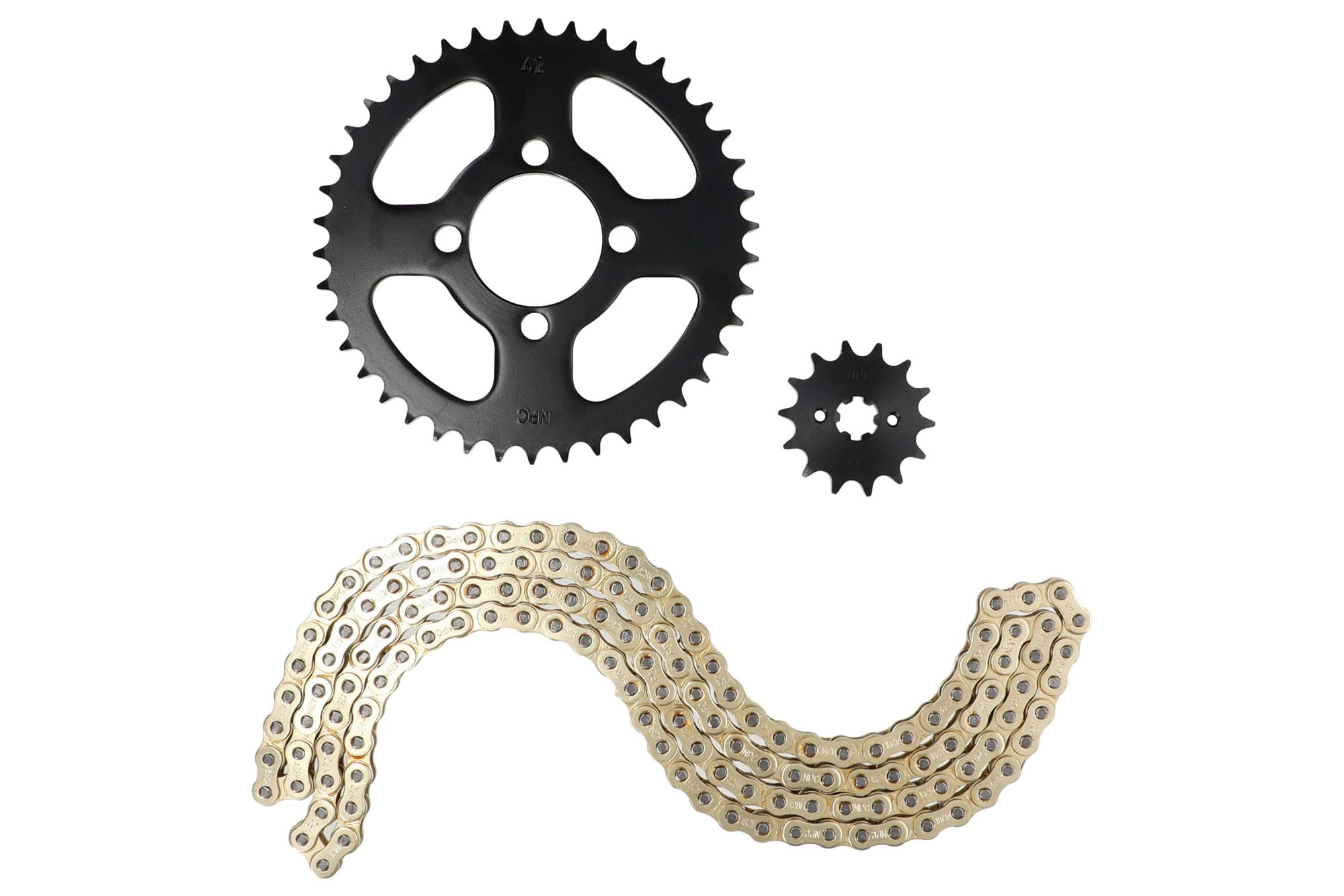 KIT ARRASTRE BAJAJ BOXER TEC/PLATINO (DORADO) (R)