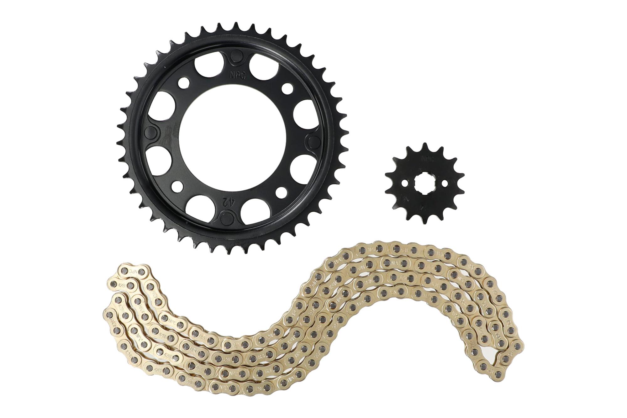 KIT ARRASTRE HONDA CB 110 (DORADO)