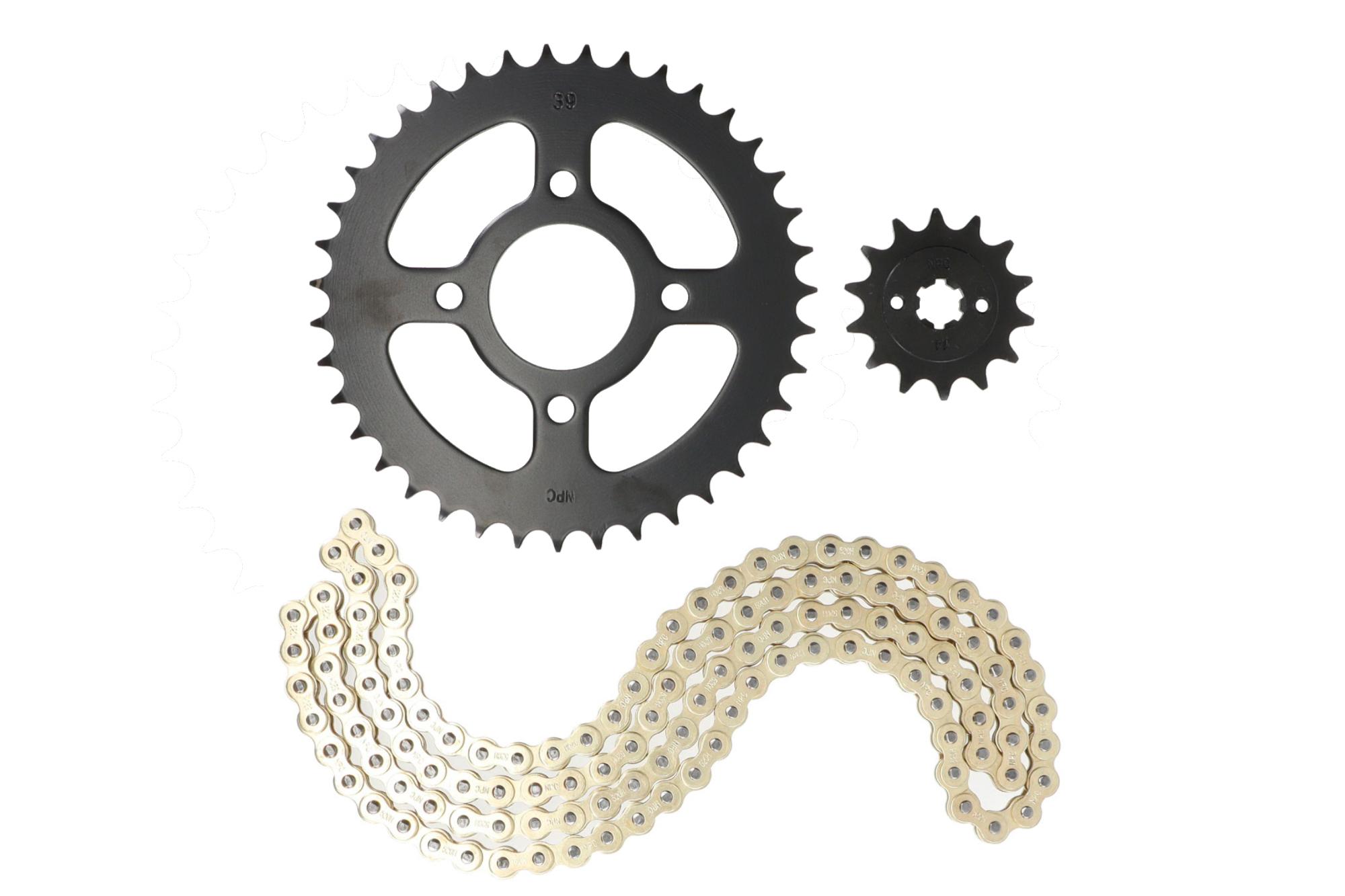 KIT ARRASTRE BAJAJ PULSAR 180 UG/180 NEON/180 NEON FI/200 (DORADO) (R)