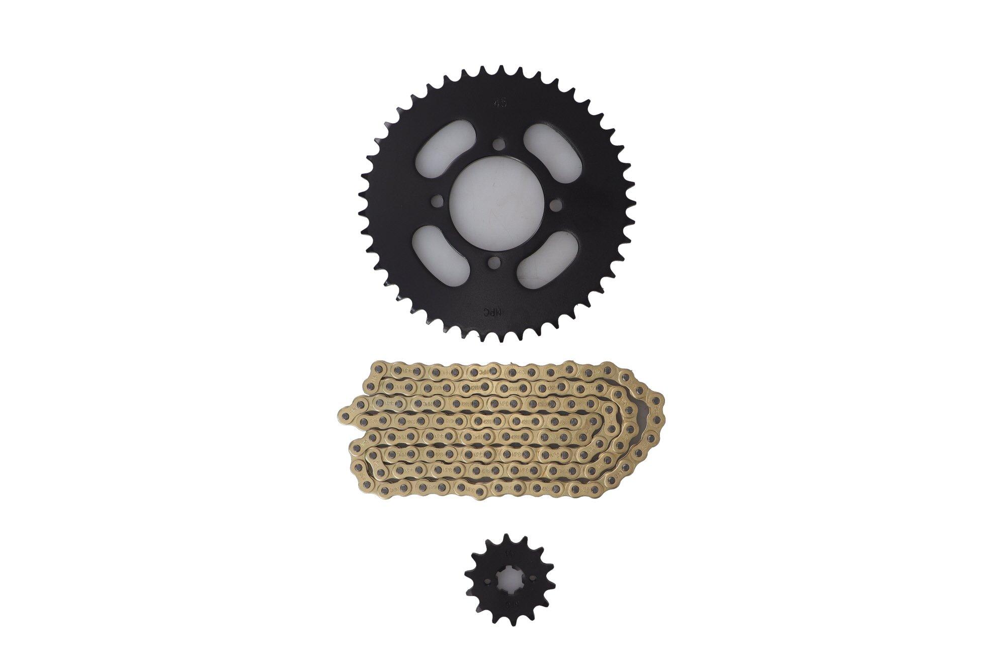 KIT ARRASTRE YAMAHA YBR 125G/E/LIBERO 125 (DORADO) (R)