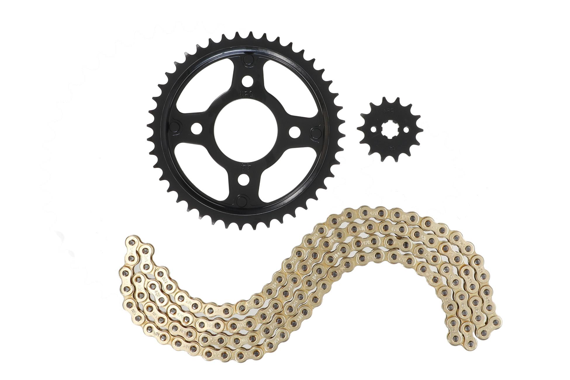 KIT ARRASTRE HONDA CB 125F (DORADO) (R)