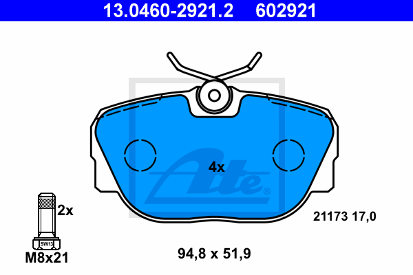 PASTILLAS FRENO DELANTERA BMW SERIE 3 E30 316- 83-92