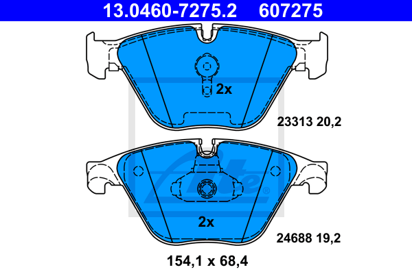 PASTILLAS FRENO DELANTERA BMW SERIE5 (F10) 520I,520D